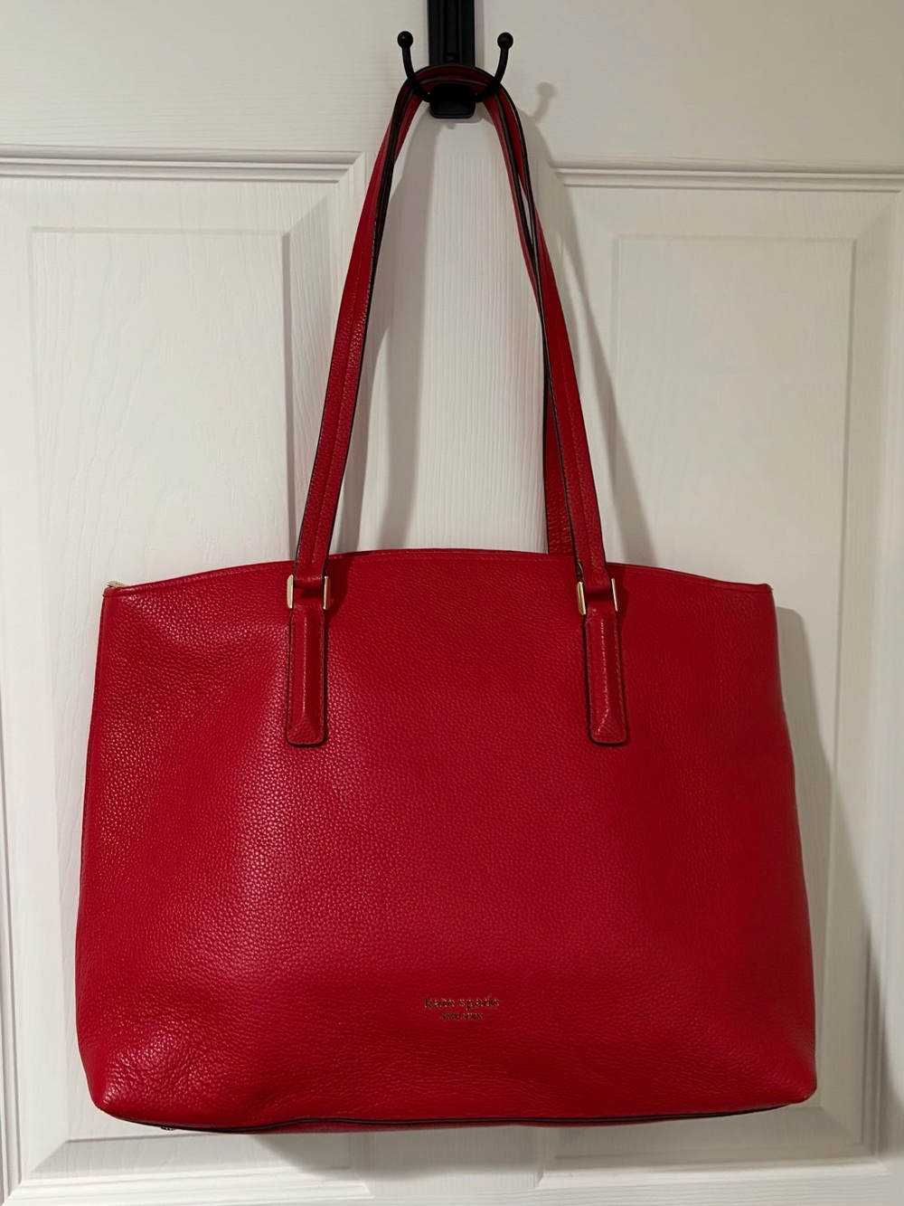 Kate spade Classic Red Leather Tote Bag - Women